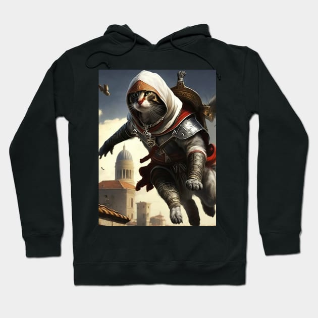 Cat assassin Hoodie by Geek Culture